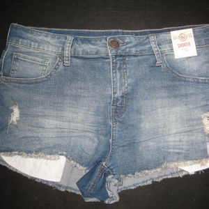 High Rise Shortie Frayed (Juniors)